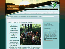 Tablet Screenshot of campbirchrock.org